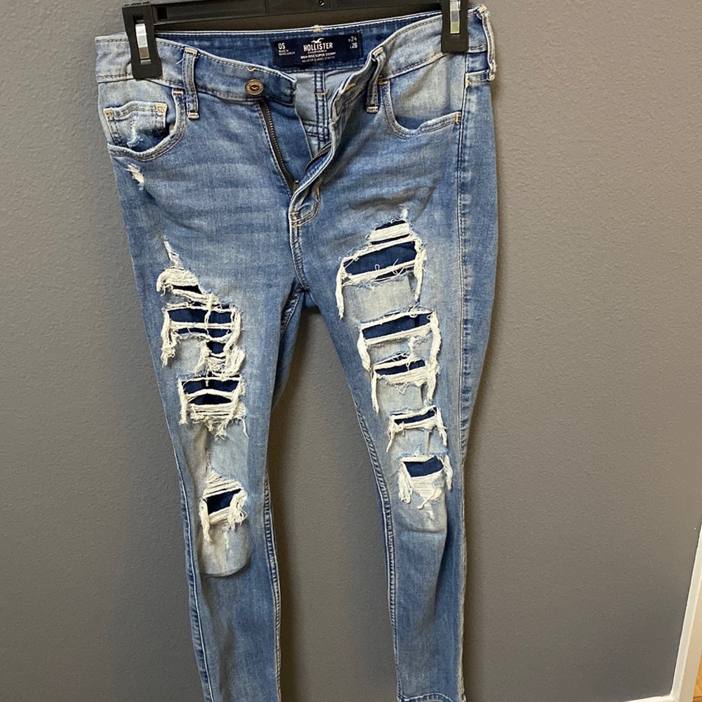 High rise super skinny jeans Hollister classic stretch